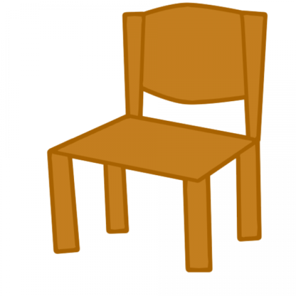 Стул на прозрачном фоне