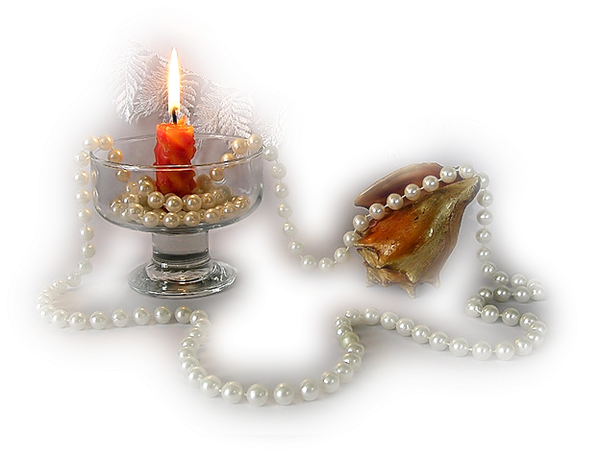 Вечер на прозрачном фоне