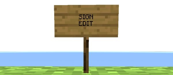 Деревянная табличка из МАЙНКРАФТА