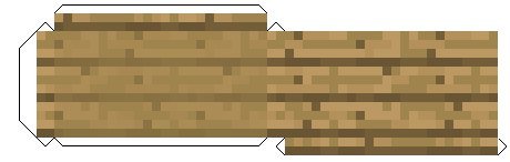 Табличка из МАЙНКРАФТА из бумаги