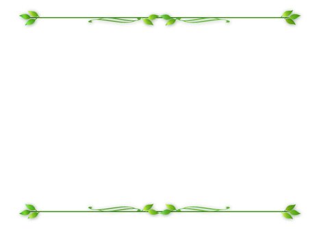 Рамка для текста тонкая зеленая