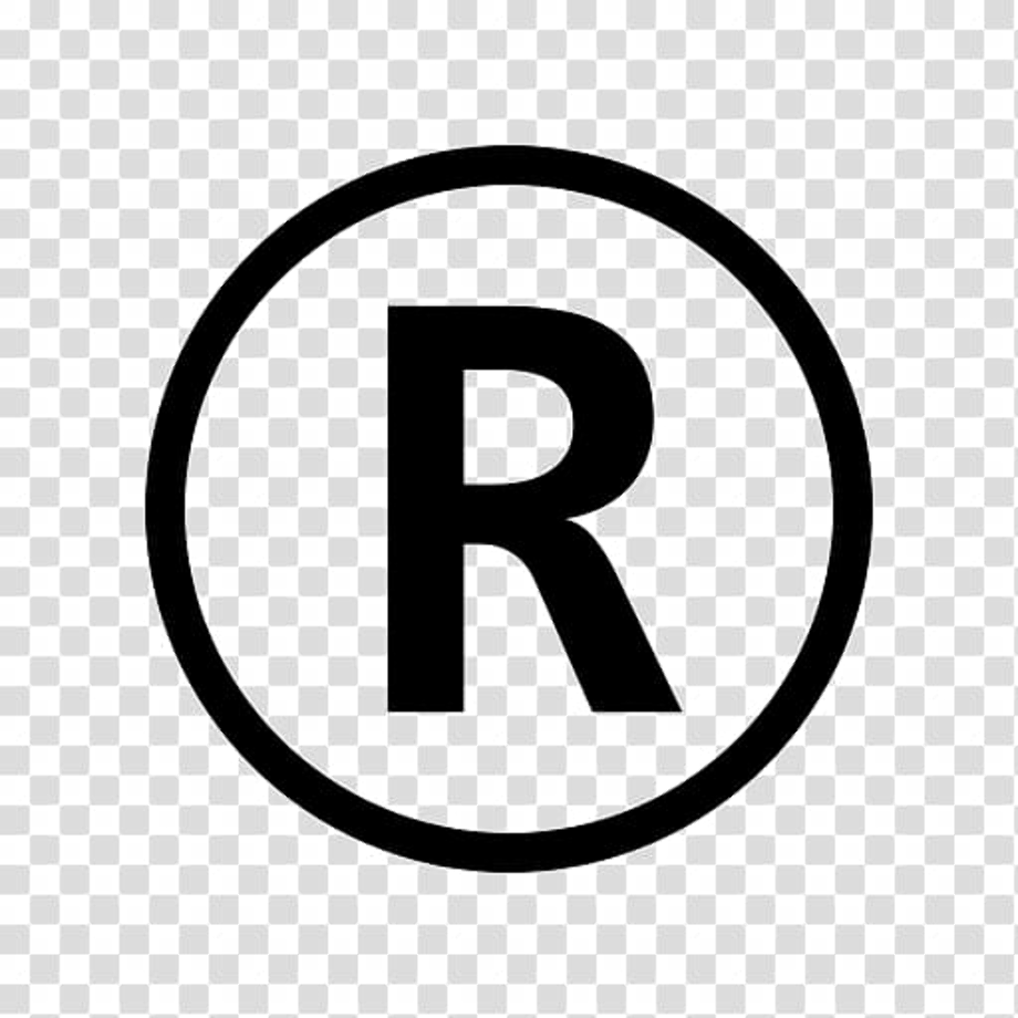 Символ без знака. Зарегистрированный товарный знак. Буква r в кружочке. Значок r. Знак r в кружке на товарной марке.