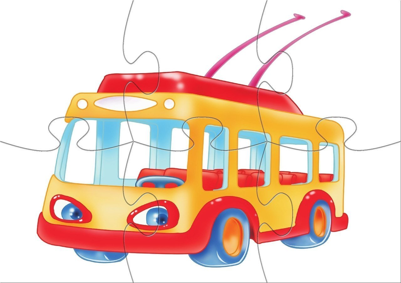 Троллейбус буквы. Троллейбус для дошкольников. Детям о транспорте. Транспорт пазлы для детей. Троллейбус на белом фоне.