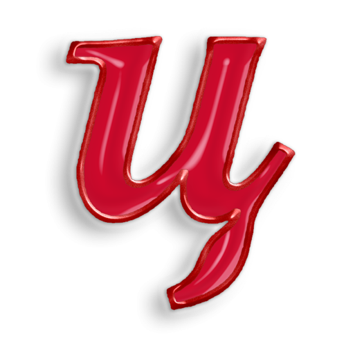 Буква ц красивая красная