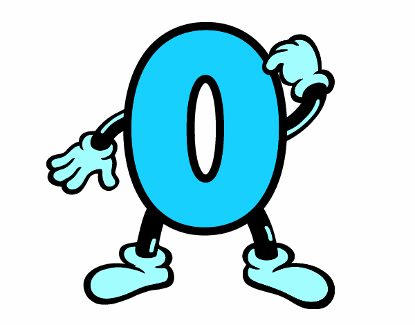 Цифра 0 для детей