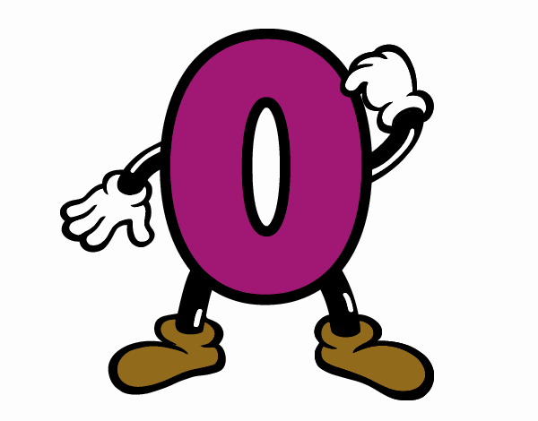 Цифра 0 для детей