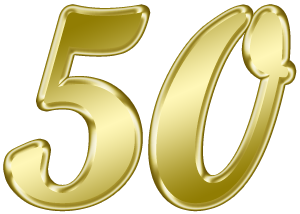 50 Лет золотые цифры