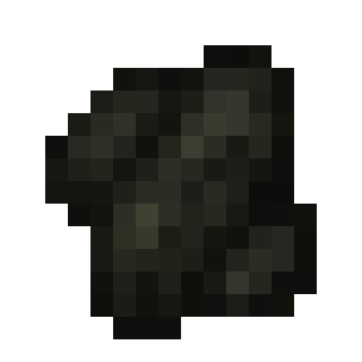 Угольная руда пиксельная