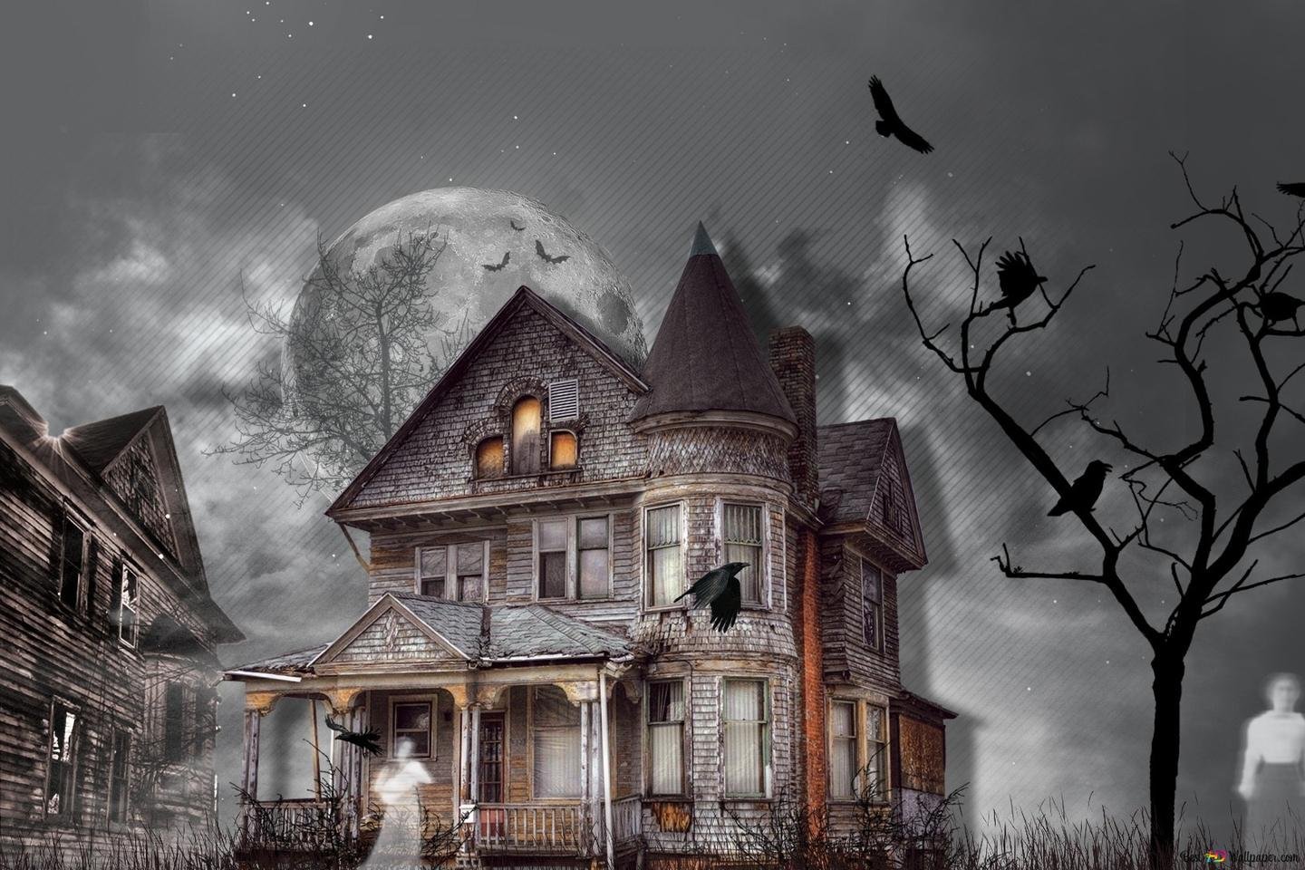 Scary home. Хаунтед Хаус призрак. Диккенс дом с привидениями. Мрачный дом.