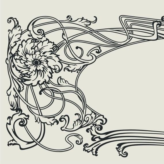 Красивые узоры в стиле Модерн