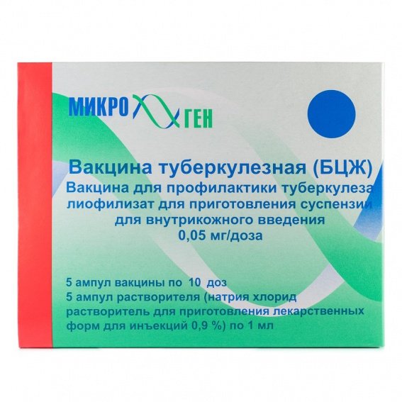 Наименование препарата БЦЖ