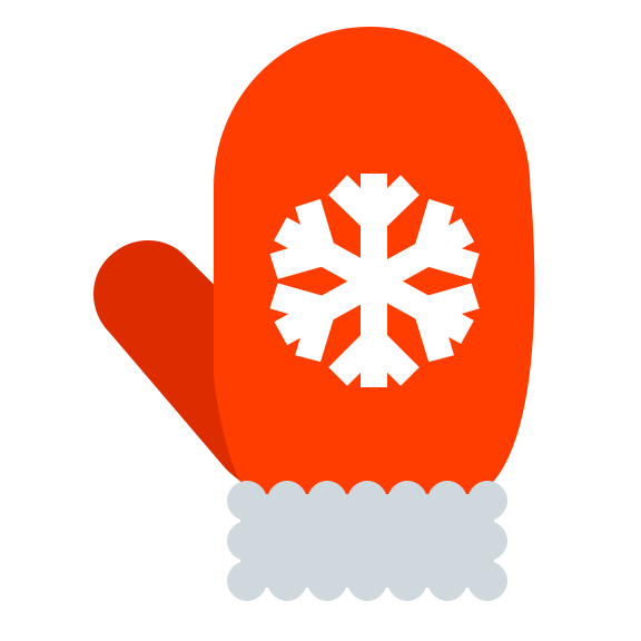 Снежинка на варежке