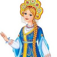 Василиса Премудрая на белом фоне