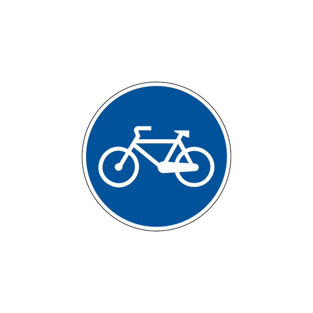 4.4.1 Велосипедная дорожка. Знак 4.4.1 ПДД. Знак 4.4.1 (знак а) «велосипедная дорожка». Предписывающие знаки велосипедная дорожка.