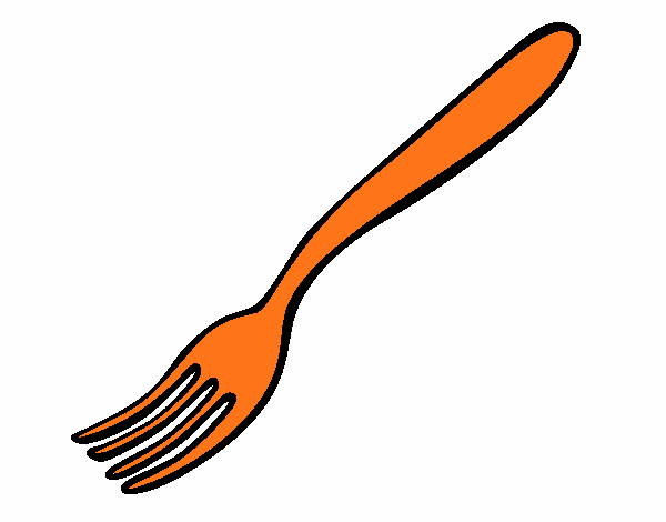 Fork рисунок для детей