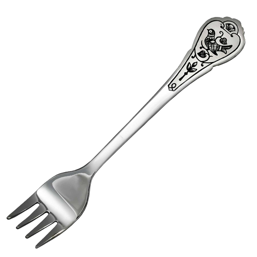 Вилка для детей на прозрачном фоне