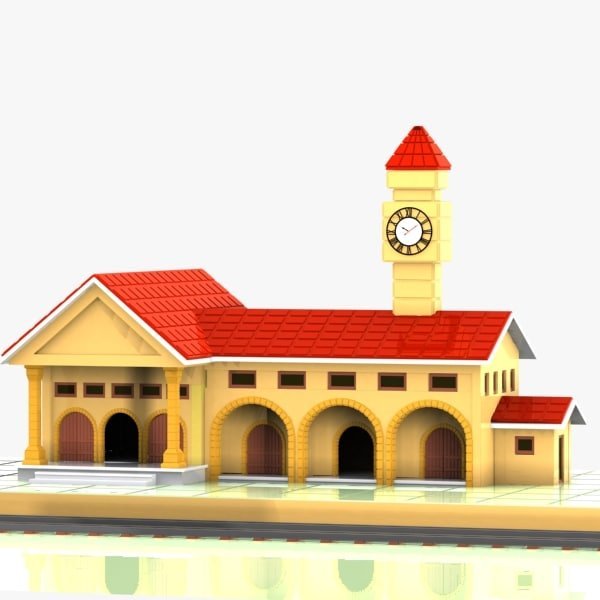 Железнодорожная станция для детей