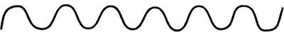 Волнистая линия символ