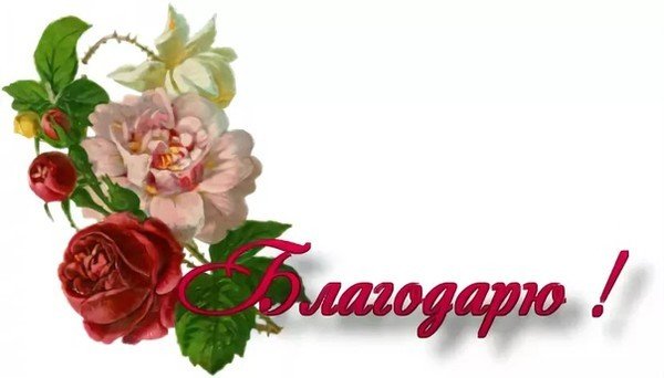 Надпись благодарю на прозрачном фоне