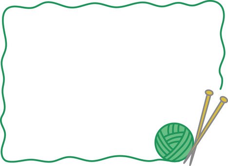 Рамка с клубками ниток