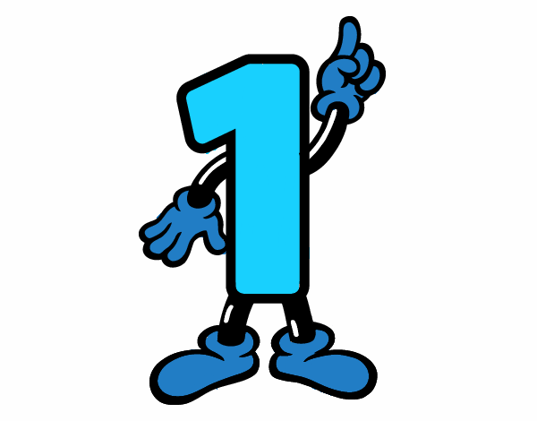 Цифра 1 для детей