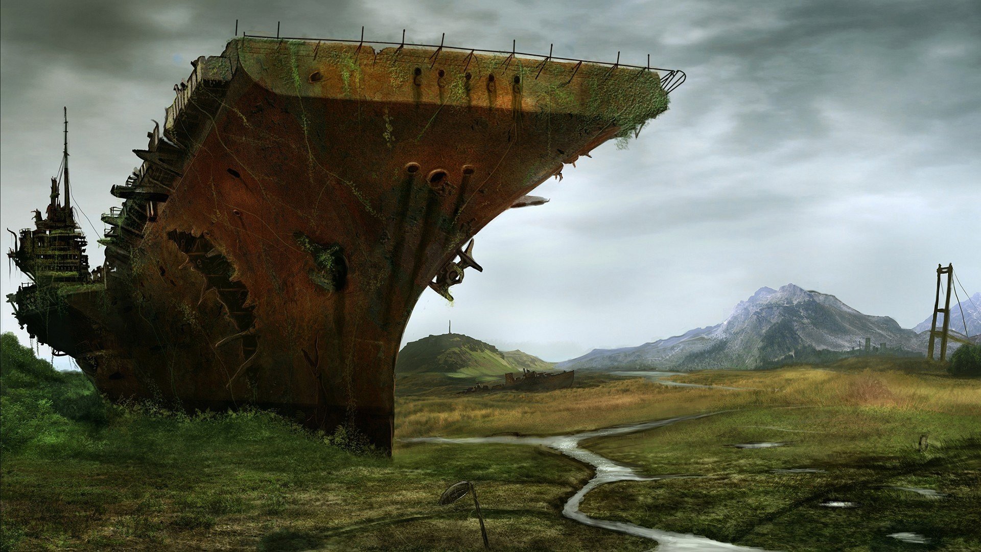 Заброшенные корабли. Постапокалипсис пейзаж. Заброшенный корабль арт. Разрушенный корабль. Забытые миры код