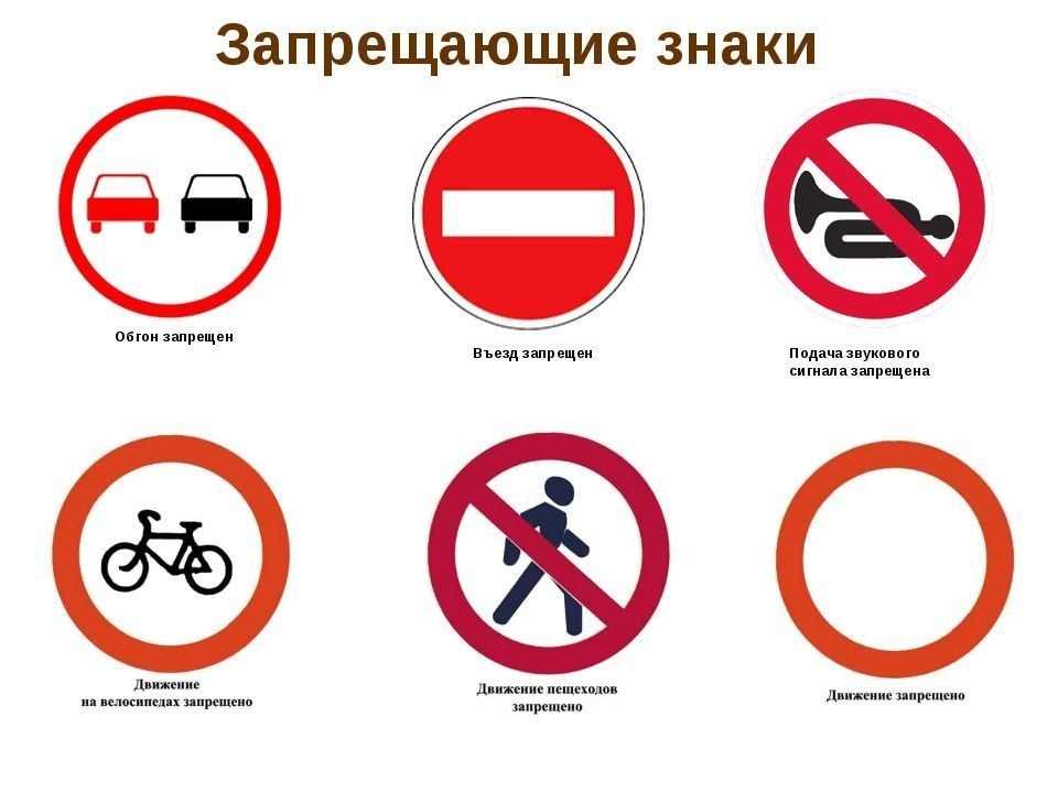 Передвижения запрещены. Запрещающие знаки. Запрешаюшиезнакидорожногодвижения. Заприщающиеся знаки дорожного движения. Запрещающие знаки ПДД.