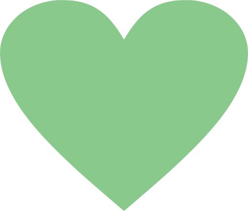 Зеленое сердечко на прозрачном фоне (40 фото)