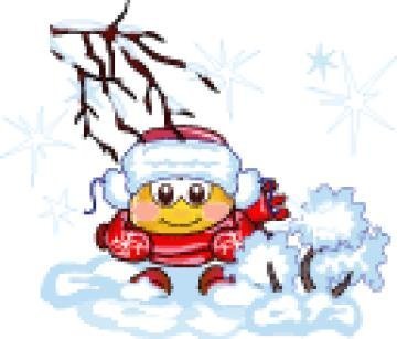 Смайлики снежки