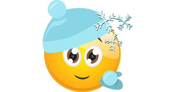 Смайлики снежки