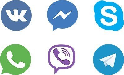 Пиктограммы мессенджеров