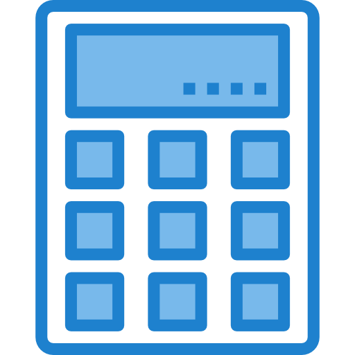 Калькулятор иконка синяя