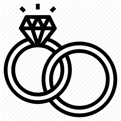 Обручальные кольца иконка