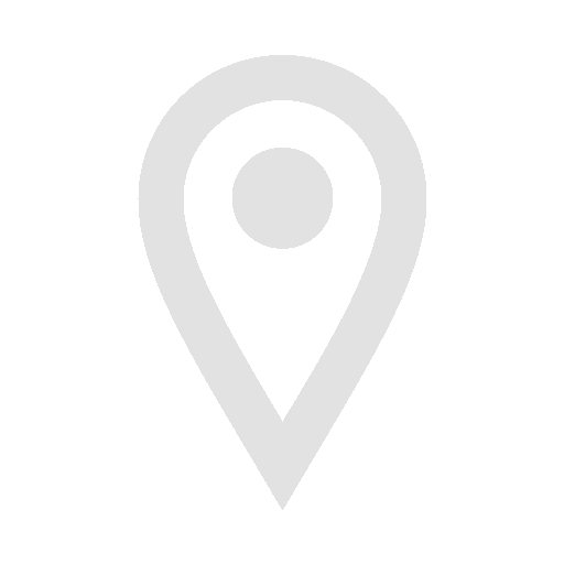 Значок геолокации белый