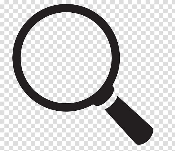 Иконка лупа прозрачная