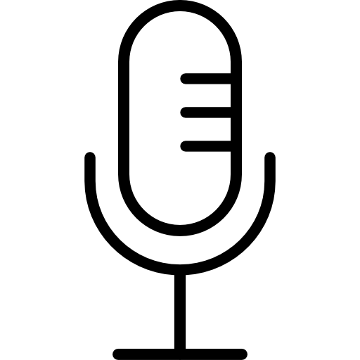 Значок микрофона без фона