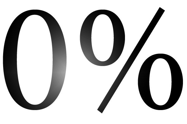 Значок 0 процентов