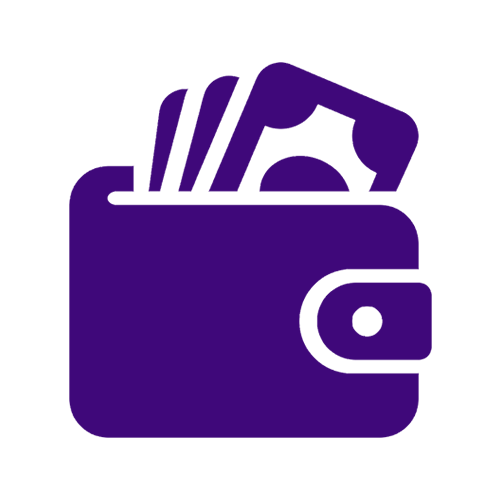 Кошелек значок