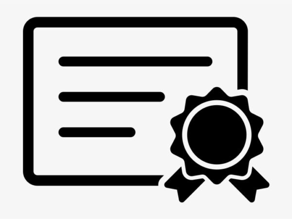 Сертификат значок