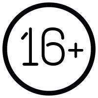 16+ Значок без фона