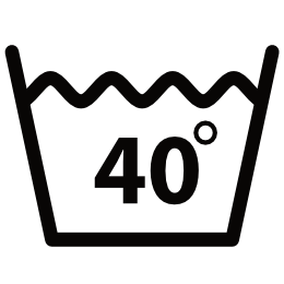 Стирать при 40 градусах