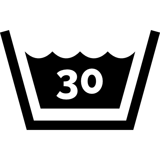 Стирка при 30 градусах значок