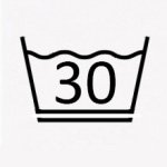 Стирка при 30 градусах значок