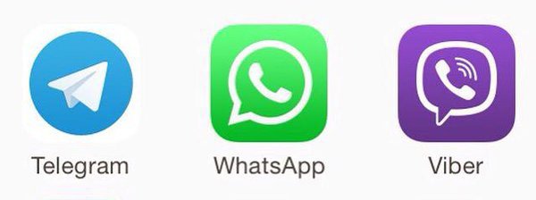 Значки ватсап вайбер Инстаграм