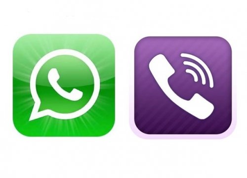 Значок Viber и WHATSAPP