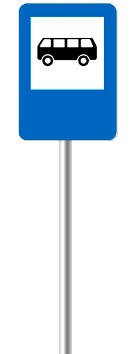 Знак автобусная остановка