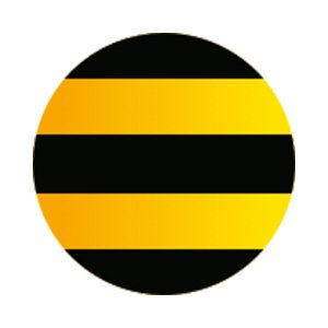 Билайн логотип чб