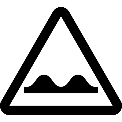 Знак неровная дорога