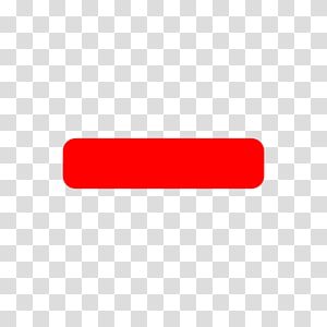 Красный минус