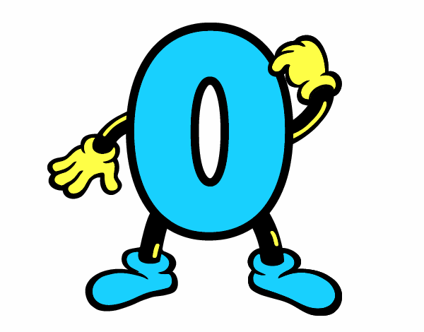 Цифра 0 рисунок